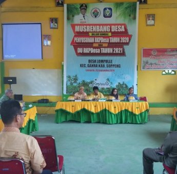 Musrembang, Kepala Desa Lompulle Soppeng Protes Warganya Tidak Dapat Jatah Bedah Rumah
