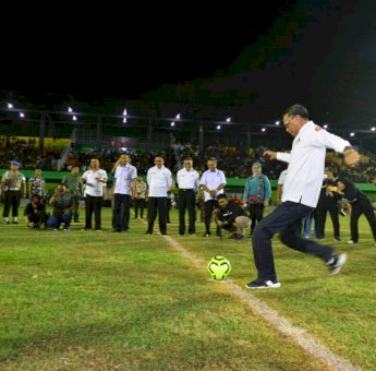 Nurdin Abdullah Buka Turnamen Walikota Parepare Cup 2019