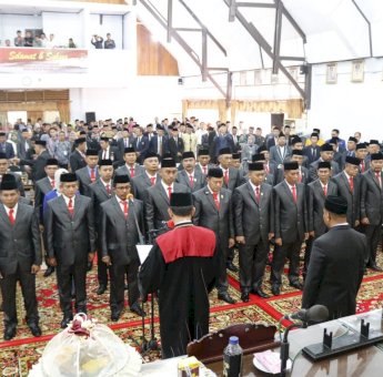 40 Anggota DPRD Wajo Periode 2019-2024 Resmi Dilantik, Berikut Daftar Namanya