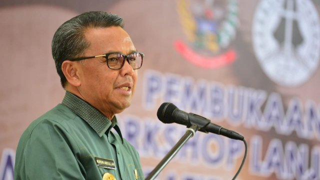 Gubernur Sulsel Prof. Nurdin Abdullah.