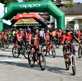 71 Club Sepeda Se-Sulselbar Ramaikan Event Pesona Wanua Latemmamala di Soppeng