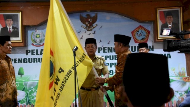 Pelantikan Pengurus Wredatama Republik Indonesia Kabupaten Soppeng masa Bhakti 2019-2024, Senin (16/09/2019).