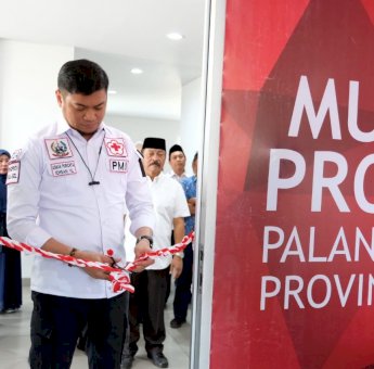 Aula DR Ichsan Yasin Limpo Lambang Dedikasi untuk PMI Sulsel