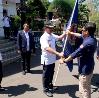 Wabup Rauf Malaganni Lepas 160 Kontingen Karang Taruna Gowa