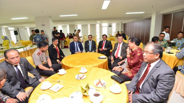 Gubernur Sulsel dan Jajaran Petinggi Negara Hadiri Promosi Akbar Faizal