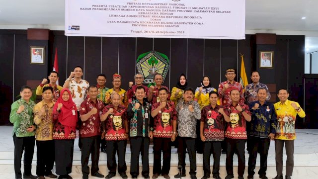 Desa Maradekayya Gowa Jadi Lokus Visitasi Kepemimpinan Nasional Tingkat II Kalimantan Selatan