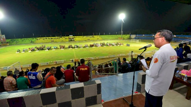 Nurdin Abdullah Setujui Stadion Gelora Mandiri Parepare Diubah Jadi Stadion BJ Habibie
