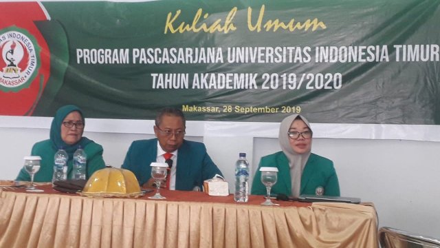 Kuliah Umum Pascasarjana UIT, Sabtu (28/9/2019).