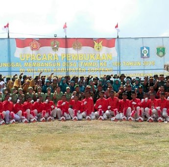 TMMD 106 di Wilayah Soppeng Resmi Dibuka