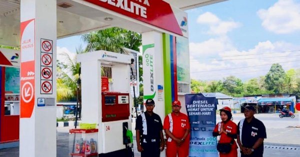 Produk BBM Dexlite Milik Pertamina Kini Hadir di Masamba Luwu Utara