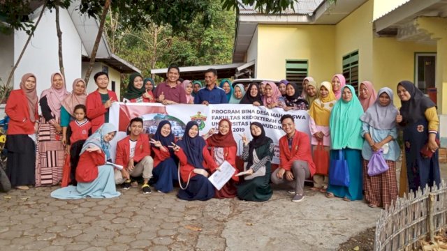 Kemahasiswaan FKG Unhas Adakan Kegiatan Bina Desa di Parangloe Gowa
