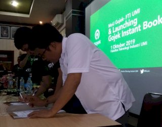 Dukung Pengembangan Karya Anak Bangsa, FTI UMI Jalin Kerjasama Dengan Gojek
