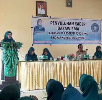 Nurjannah Kaswadi Harap Dasawisma Jadi Motor Penggerak Kegiatan Positif di Soppeng