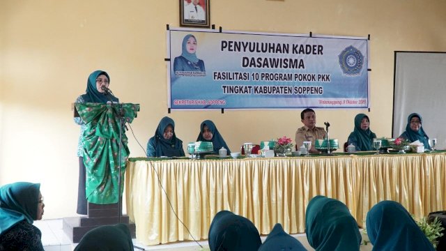 Nurjannah Kaswadi Harap Dasawisma Jadi Motor Penggerak Kegiatan Positif di Soppeng