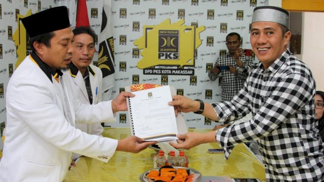 Pilwali Makassar 2020, Deng Ical Kembalikan Formulir di PKS dan Perindo