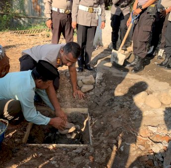 Polres Gowa Bangun Pos Lantas yang Dilengkapi Tempat Nongkrong di Batas Kota Makassar