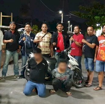 Jambret HP, Dua Warga Tinumbu Diamankan Tim Ghost Polres Pelabuhan Makassar