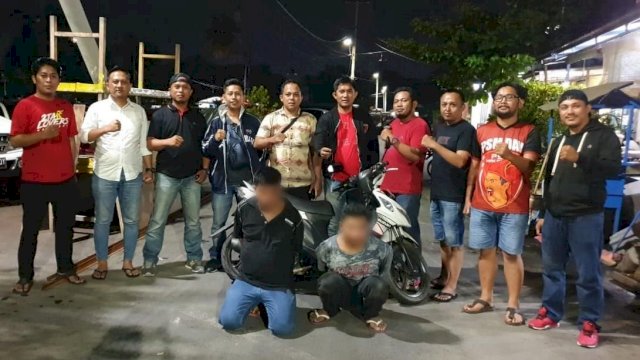 Jambret HP, Dua Warga Tinumbu Diamankan Tim Ghost Polres Pelabuhan Makassar