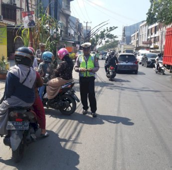 Hari Terakhir Operasi Zebra Tahun 2019, Polres Pelabuhan Makassar Tilang 49 Pelanggar