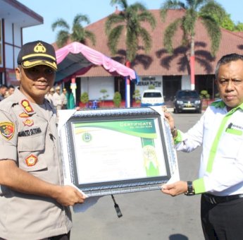 Kapolres Gowa Terima Penghargaan Judicative Award Dari Institut Hukum Indonesia