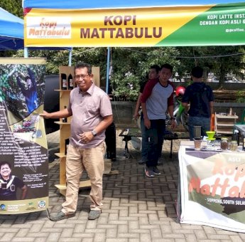 Miliki Cita Rasa Berbeda, Kopi Mattabulu Soppeng Dipamerkan di Makassar Herritage Coffee Festival