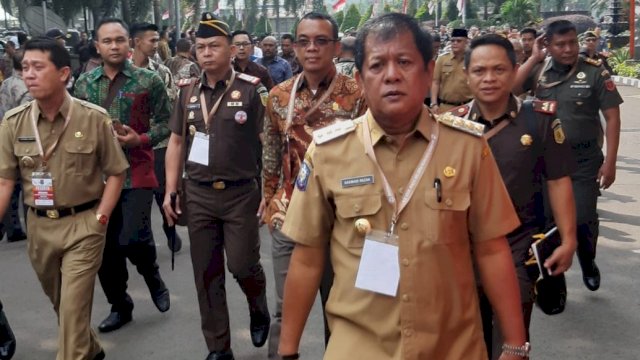 Kompak, Bupati dan Forkopimda Soppeng Ikuti Rakor Nasional Indonesia Maju