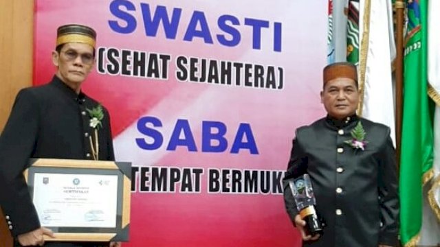Soppeng Raih Penghargaan Kabupaten Sehat Dari Kemenkes dan Kemendagri