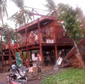 Angin Kencang, 25 Rumah Warga di Soppeng Rusak Berat