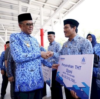 Jadi Irup di HUT Korpri Ke-48, Gubernur NA Sampaikan Pesan Presiden RI