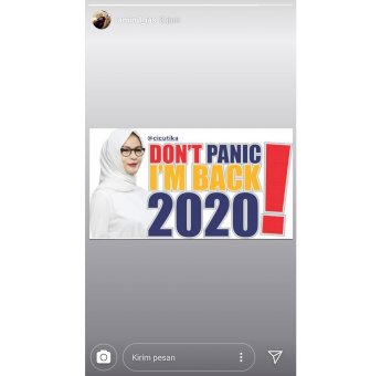 Iyul Promosikan Cicu di Sosmed, Akan Kembali Maju di Pilwali Makassar?