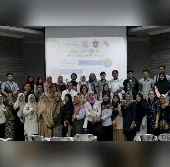Gelar Holland Scholarship Info Session Makassar 2019, Alumnus Belanda Hadir di FKG Unhas