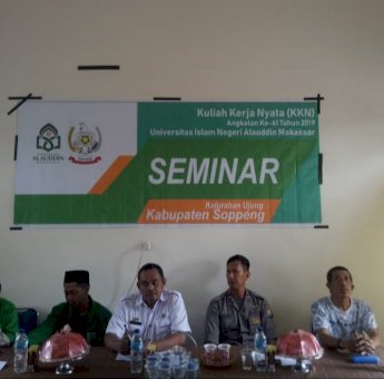Mahasiswa KKN UINAM Angkatan 61 Kelurahan Ujung Soppeng Gelar Seminar Proker