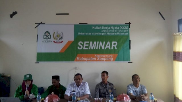 Mahasiswa KKN UINAM Angkatan 61 Kelurahan Ujung Soppeng Gelar Seminar Proker
