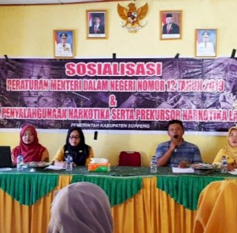Sosialisasi Pencegahan Narkotika, Pemda Soppeng Gandeng Kepolisian