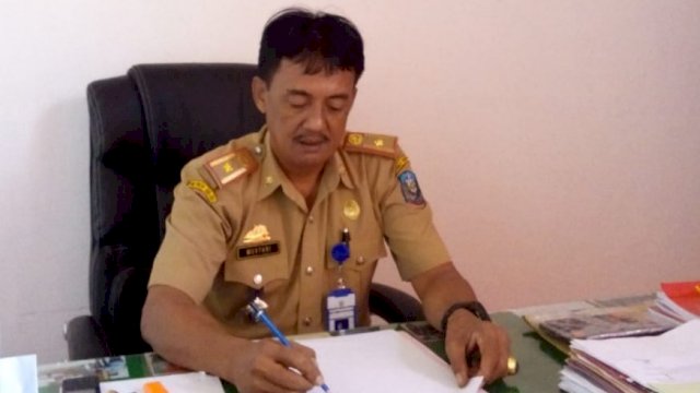 Kepala Bidang Olahraga, Dinas Pariwisata Pemuda dan Olahraga Kabupaten Soppeng, Mustari. S.Sos.