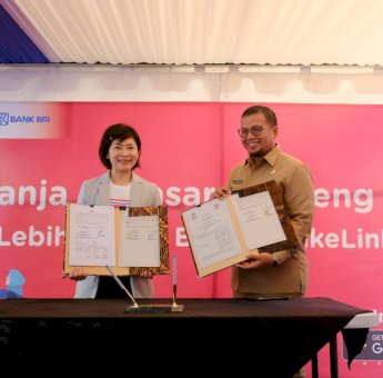 Dukung Percepatan Digitalisasi Daerah, LinkAja Kini Hadir di Pasar Pabaeng-Baeng Makassar