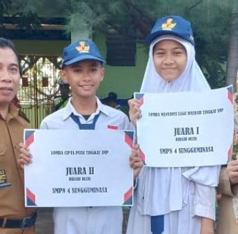SMPN 4 Sungguminasa Juara Umum Pekan Karya Era Tradisional