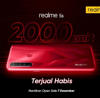 Akhir Tahun, Realme 5s dan Realme X2 Pro Tercatat Terjual Ribuan Unit