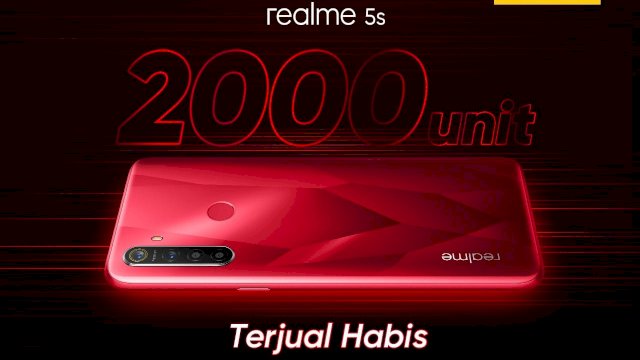 Akhir Tahun, Realme 5s dan Realme X2 Pro Tercatat Terjual Ribuan Unit