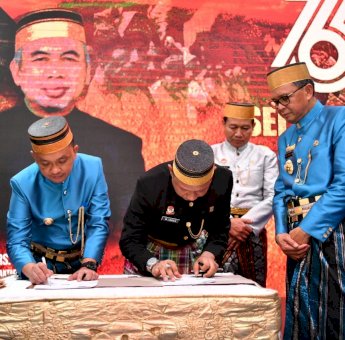 Di HUT Bantaeng yang Ke-765, Ini Pesan Nurdin Abdullah Ke Ilham Syah Azikin