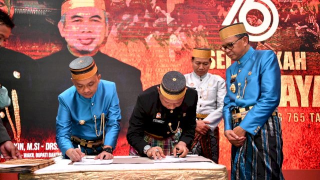 Di HUT Bantaeng yang Ke-765, Ini Pesan Nurdin Abdullah Ke Ilham Syah Azikin