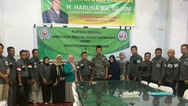 Lantik Pengurus LKPABH UIT, H. Haruna Harap Bisa Selesaikan Persoalan Kampus