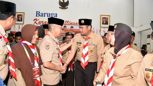 Adnan Purichta Dilantik Jadi Pengurus Kwarda Pramuka Sulsel