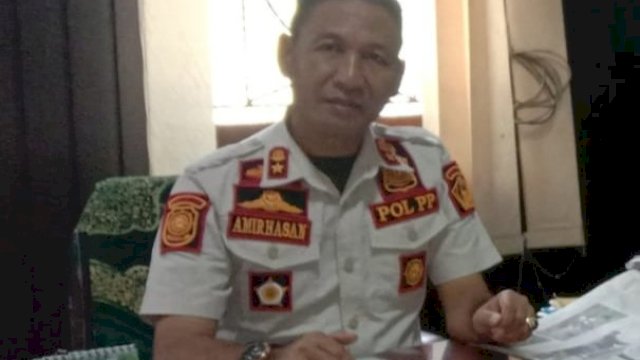 Kepala Sat Pol-PP Kendari, Amir Hasan.