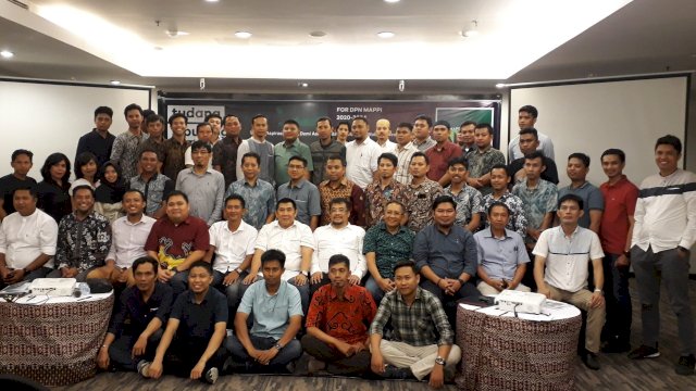 Paket AMG bersama puluhan penilai Wilayah Sulawesi, Maluku, dan Papua (Sulamapua), di Hotel Claro Makassar, Kamis (30/01/2020).