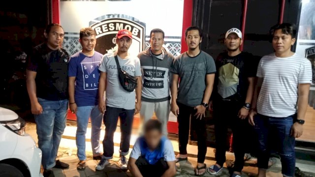 Tangkap Pelaku Pencurian yang Bersembunyi di Makassar, Resmob Polres Sinjai Kerjasama Dengan Resmob Polda