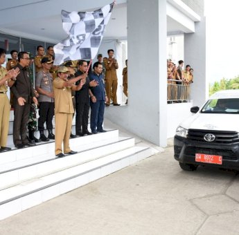 Enam Desa di Soppeng Gelar Pilkades Serentak, Andi Kaswadi Lepas Logistik