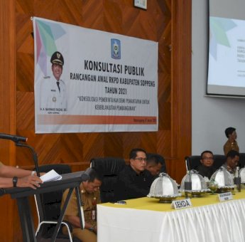 Rapat Forum Konsultasi Publik, Andi Kaswadi Minta SKPD Fokus Bekerja