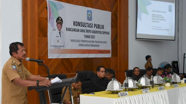 Rapat Forum Konsultasi Publik, Andi Kaswadi Minta SKPD Fokus Bekerja