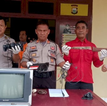 Pelaku Curas di Rumah Anggota TNI Aktif Dibekuk Unit Reskrim Polsek Bontomarannu Gowa